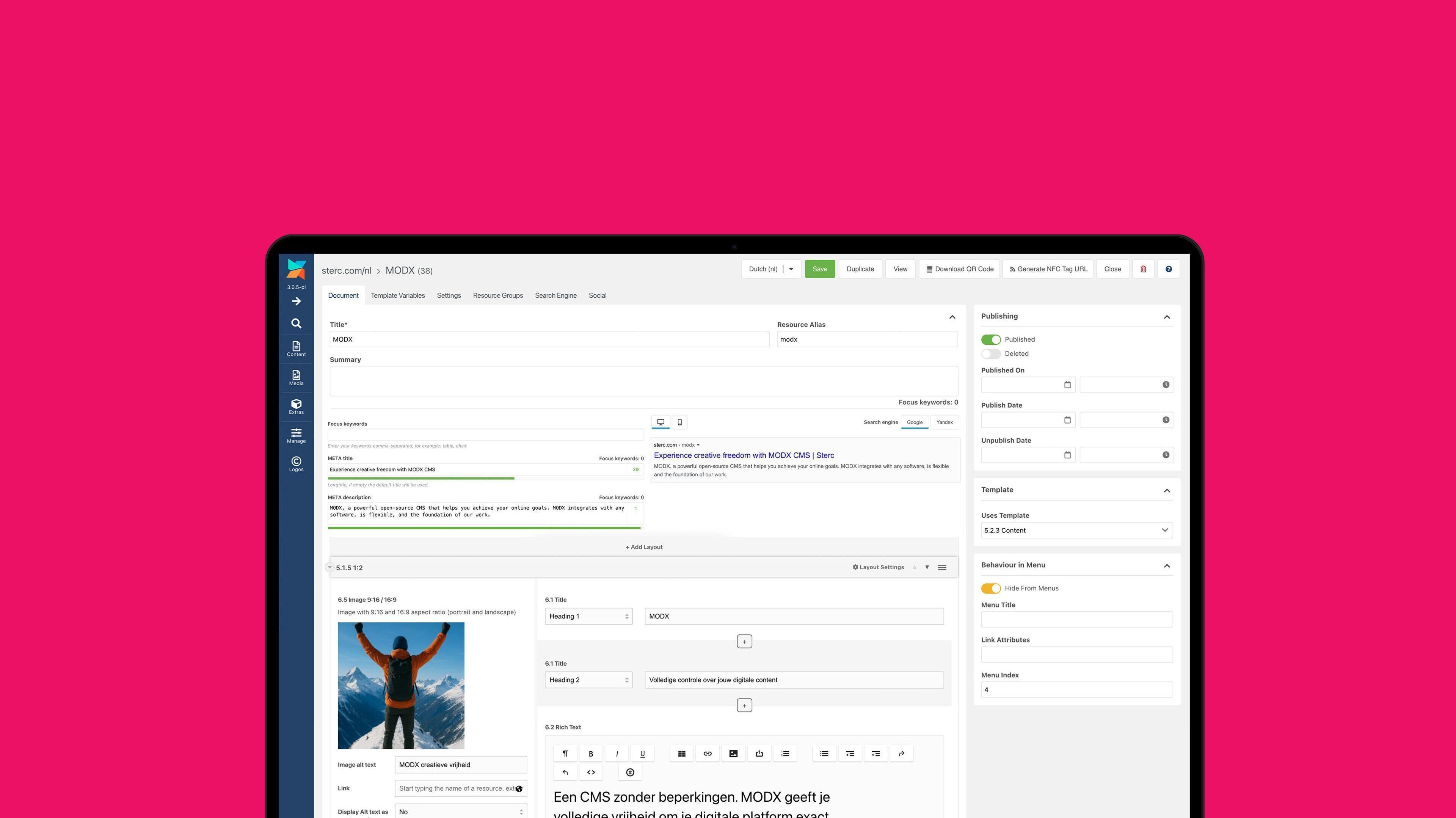 MODX Extras SEO Suite